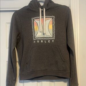 Hurley Gray Hoodie with Logo